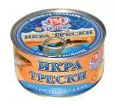 Икра трески Рыбное меню стерилизованная 200г