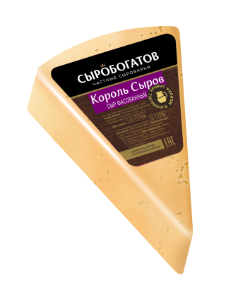 Сыр Король Сыров Сыробогатов 40% сегмент 400г БЗМЖ