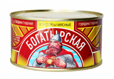 Говядина тушеная Богатырская 325г