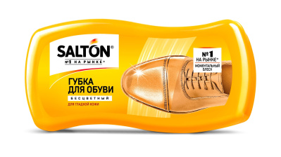 Губка для обуви Салтон волна д/гладк кож Бесцв