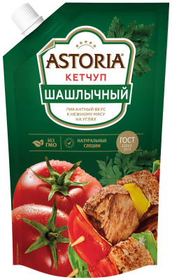 Кетчуп Астория Шашлычный 330г д/п