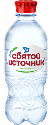 Вода питьевая Святой источник газ 0,33л