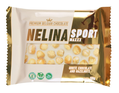 Шоколад Нелина Спорт белый с Фундуком 50г