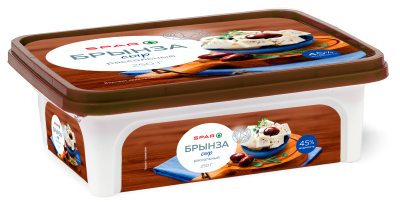 Сыр Брынза SPAR 45% ванночка 250г БЗМЖ