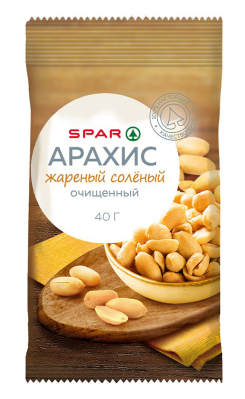 Арахис жареный SPAR соленый 40г