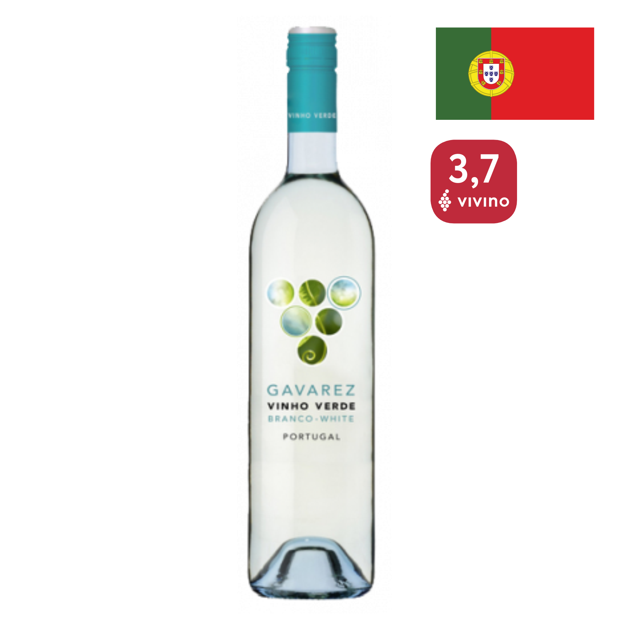Вино Гаварес Винью Верде бел п/сух 0,75л 9,5%