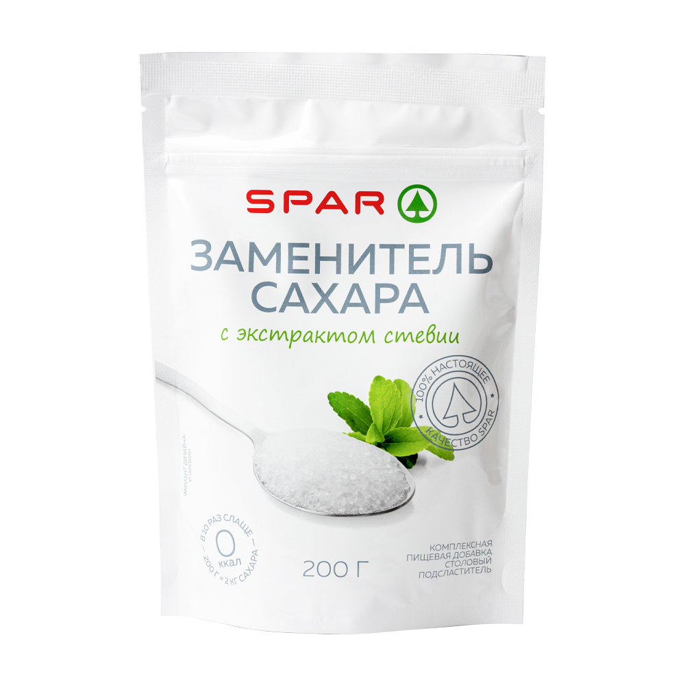 Заменитель сахара SPAR 200г пакет