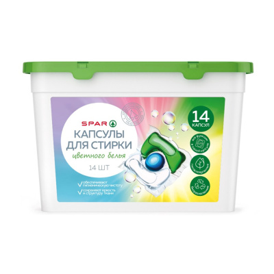 Капсулы для стирки SPAR А14 для Цветного