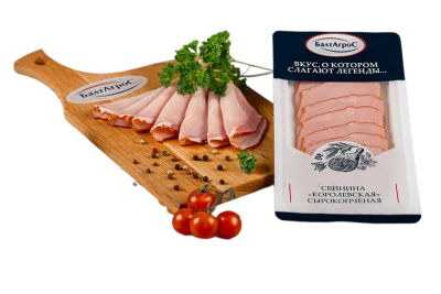 Свинина с/к Королевская БалтАгрос нарезка 90г