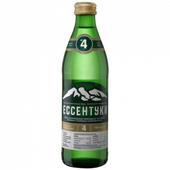 Вода минеральная Ессентуки №4 0,45л ст/б