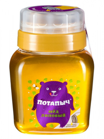 Мед натуральный Потапыч липовый 500г