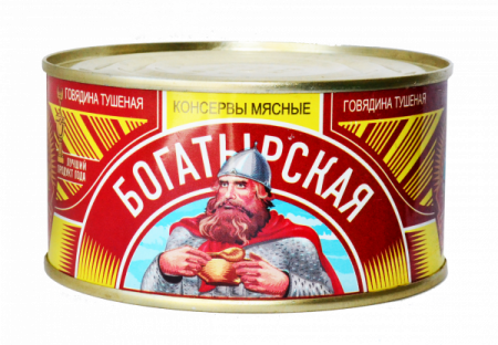Говядина тушеная Богатырская 325г