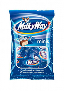 Конфеты шоколадные Милки Вей минис 170г