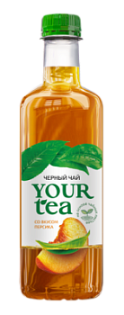 Напиток холодный черный чай Your Tea Персик 0,5л