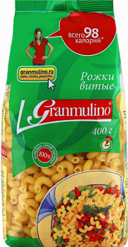 Макар изд Гранмулино Рожки 400г