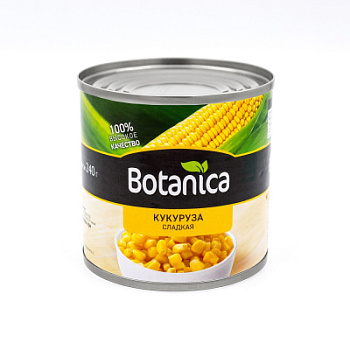 Кукуруза сладкая Ботаника 400г ж/б