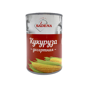 Кукуруза десертная Садена 425мл ж/б