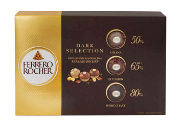 Конфеты шоколадные Ферреро Роше Дарк 187,5г