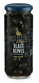 Маслины б/к Густория 358г ст/б