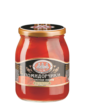 Помидорчики в собственном соку Скатерть-самобранка 680г ст/б
