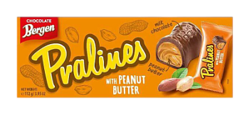 Конфеты Берген Пралине с арахисовой пастой 112г