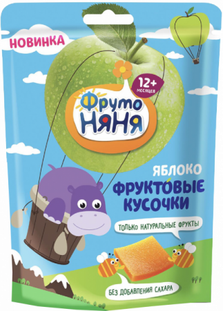 Кусочки фруктовые ФрутоНяня Яблоко 53г