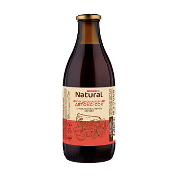 Сок детокс SPAR Natural Томат/Кинза/Перец/Чеснок 1л ст/б