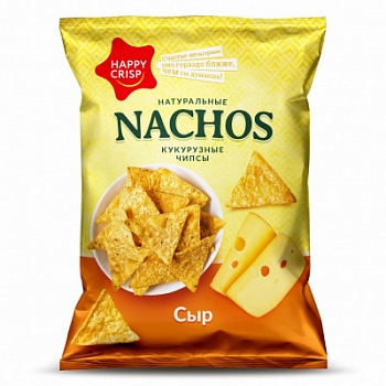 Чипсы кукурузные Хэппи Крисп Начос Сыр 75г