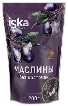 Маслины б/к Иска 200г д/пак