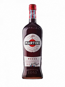 Вермут Мартини Россо 1л 15%