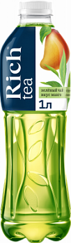 Напиток холодный зеленый чай Рич Манго 1л