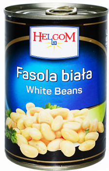 Фасоль белая Хелком 400г ж/б