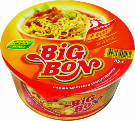 Лапша с Курицей в соусе Сальса БигБон 85г