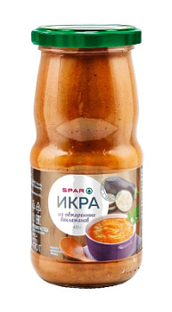 Икра из обжаренных баклажанов SPAR 470г ст/б