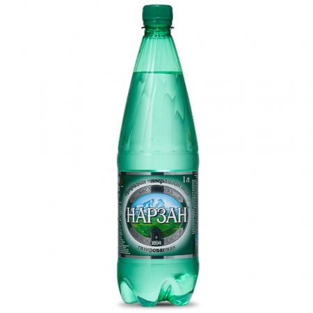 Вода минеральная Нарзан газ 1л