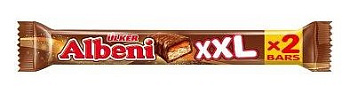 Печенье Альбени XXL покрытое молочным шоколадом печенье с карамелью 70г