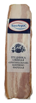 Грудинка свиная в/к Оригинальная Балтагрос 250г