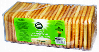 Крекер SPAR Фермерский с ароматом сыра 200г