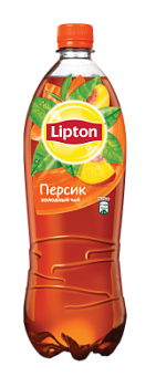 Напиток холодный черный чай Липтон Персик 1л