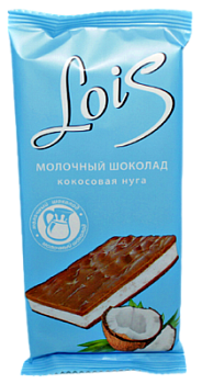 Плитка кондитерская Лоис с Кокосовой нугой 80г