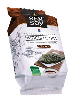 Чипсы нори СэнСой Терияки 4,5г