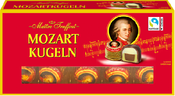 Конфеты шоколадные Мэтр Трюффо Моцарт Кюгельн 200г