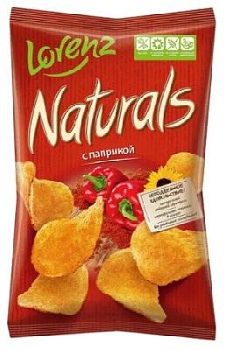 Чипсы Натуралс с Паприкой 100г