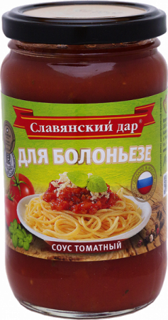 Соус томатный Славянский дар для Болоньезе 360г