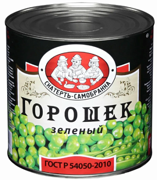 Горошек зеленый Скатерть-самобранка 400г ж/б