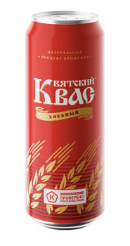 Квас Вятский хлебный 0,45л ж/б