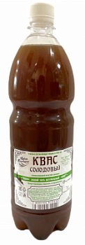 Квас Первая квасоварня Солодовый 100% 1л