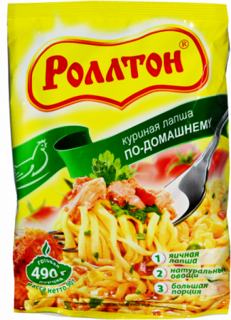 Лапша с курицей по-домашнему Роллтон 85г