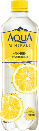 Вода питьевая Аква Минерале Лимон негаз 0,5л