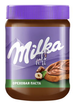 Паста ореховая Милка с добавлением какао 350г